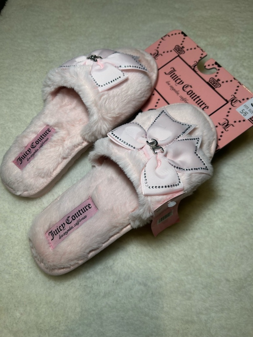 Juicy Couture Home Slippers Small Size - Picture 2 of 8